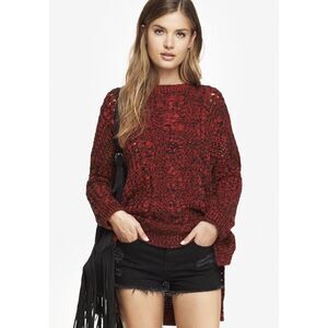 ✨ Express Marled Open Stitch Tunic Sweater✨